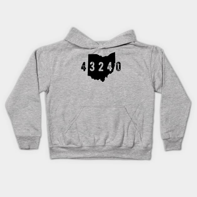 43240 Zip Code Columbus Ohio Polaris Kids Hoodie by OHYes